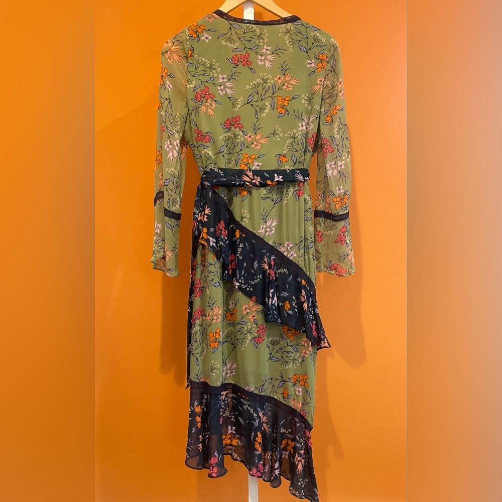 Anthropologie Love Sam tiered wrap dress small - Picture 12 of 13